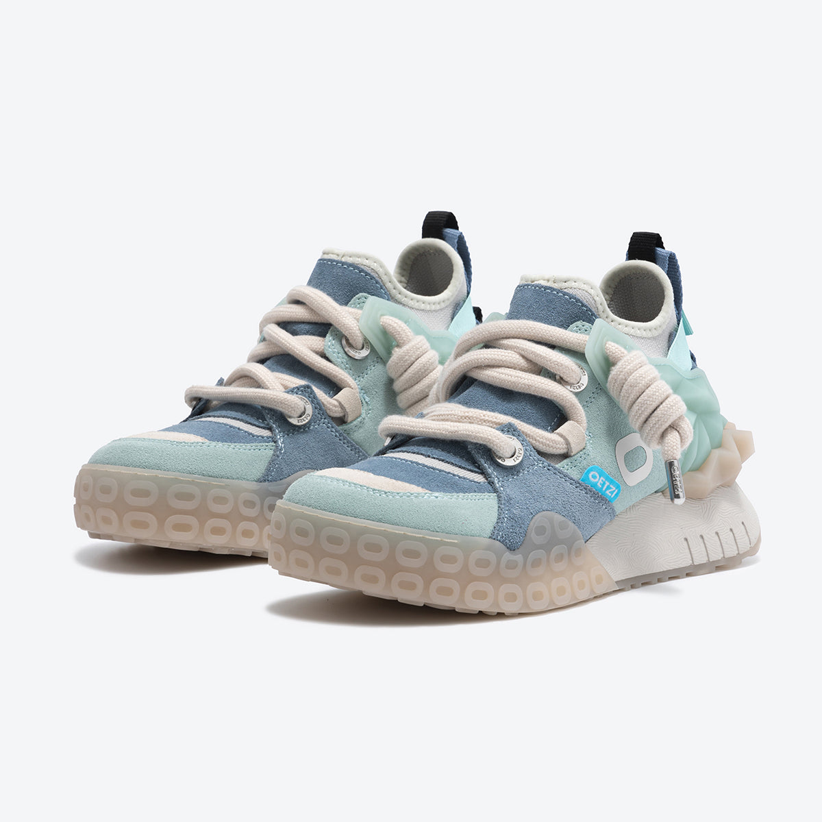 Women's Chunky Sneaker | Designer Sneakers | Green Shoes - Oetziceman