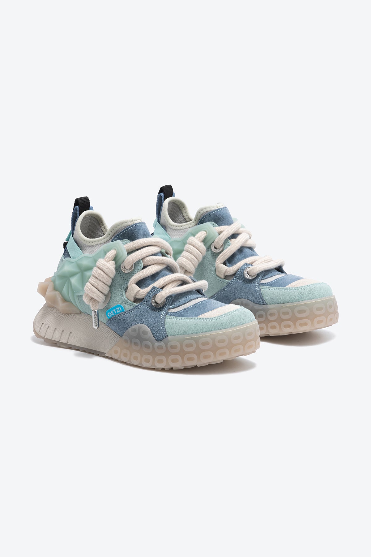 Women's Chunky Sneaker | Designer Sneakers | Green Shoes - Oetziceman