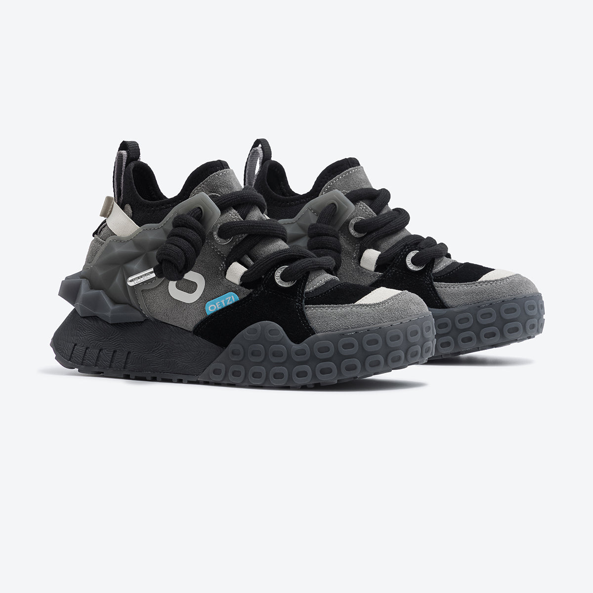Women's Chunky Sneaker | Designer Sneakers | Black Shoes - Oetziceman