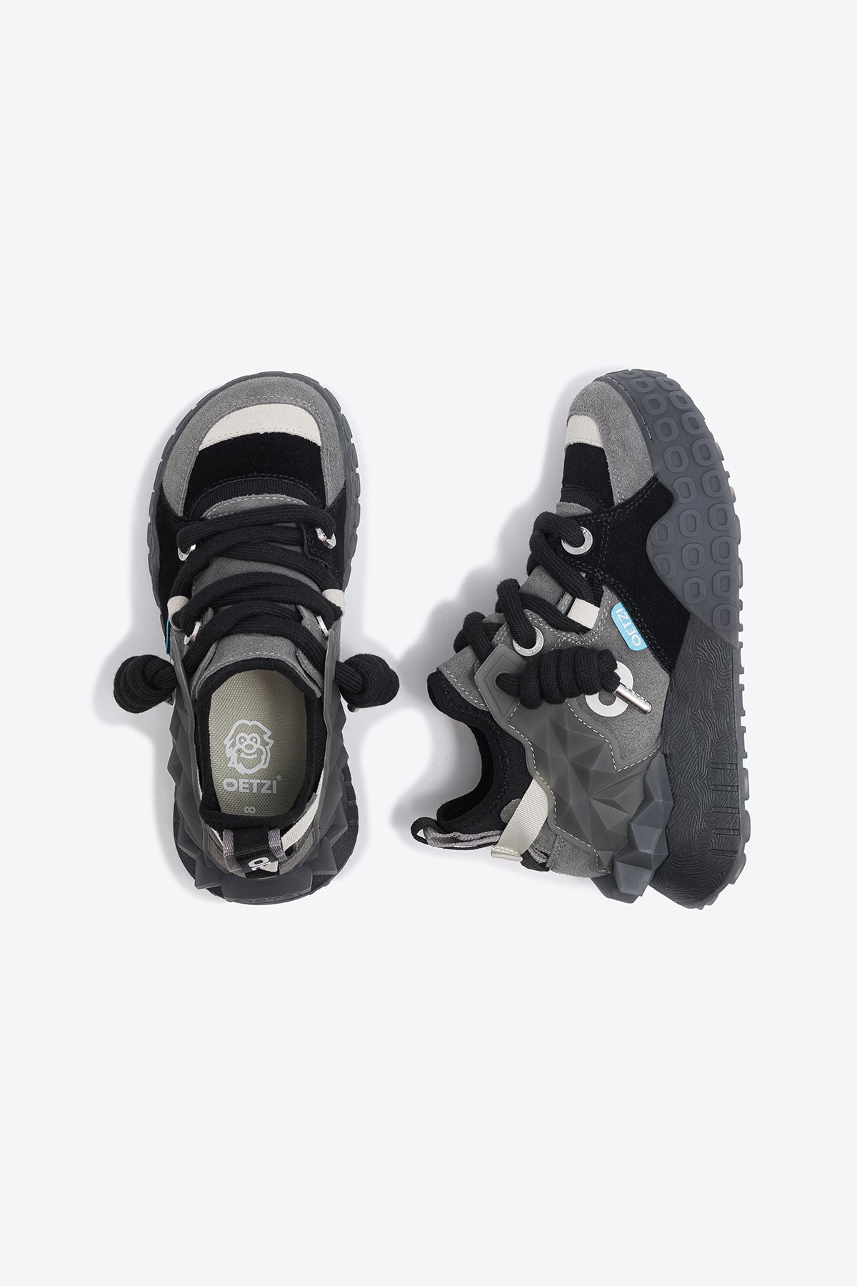 Women's Chunky Sneaker | Designer Sneakers | Black Shoes - Oetziceman