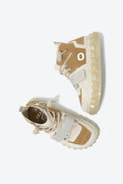MIXCE Unisex High Top Sneakers | Cool Shoes | Brown Shoes - Oetziceman
