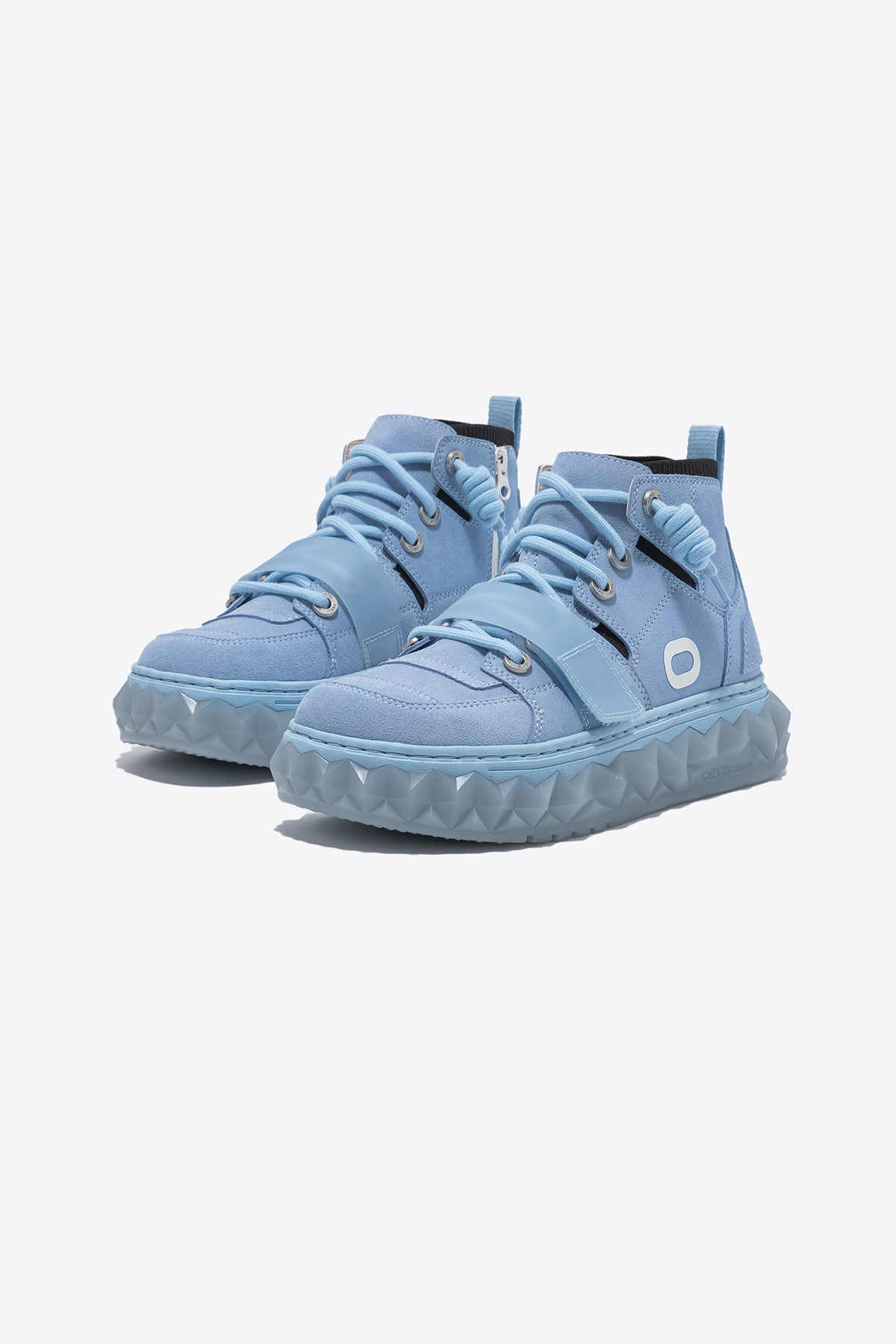 MIXCE Unisex High Top Sneakers | Cool Shoes | Blue Shoes - Oetziceman