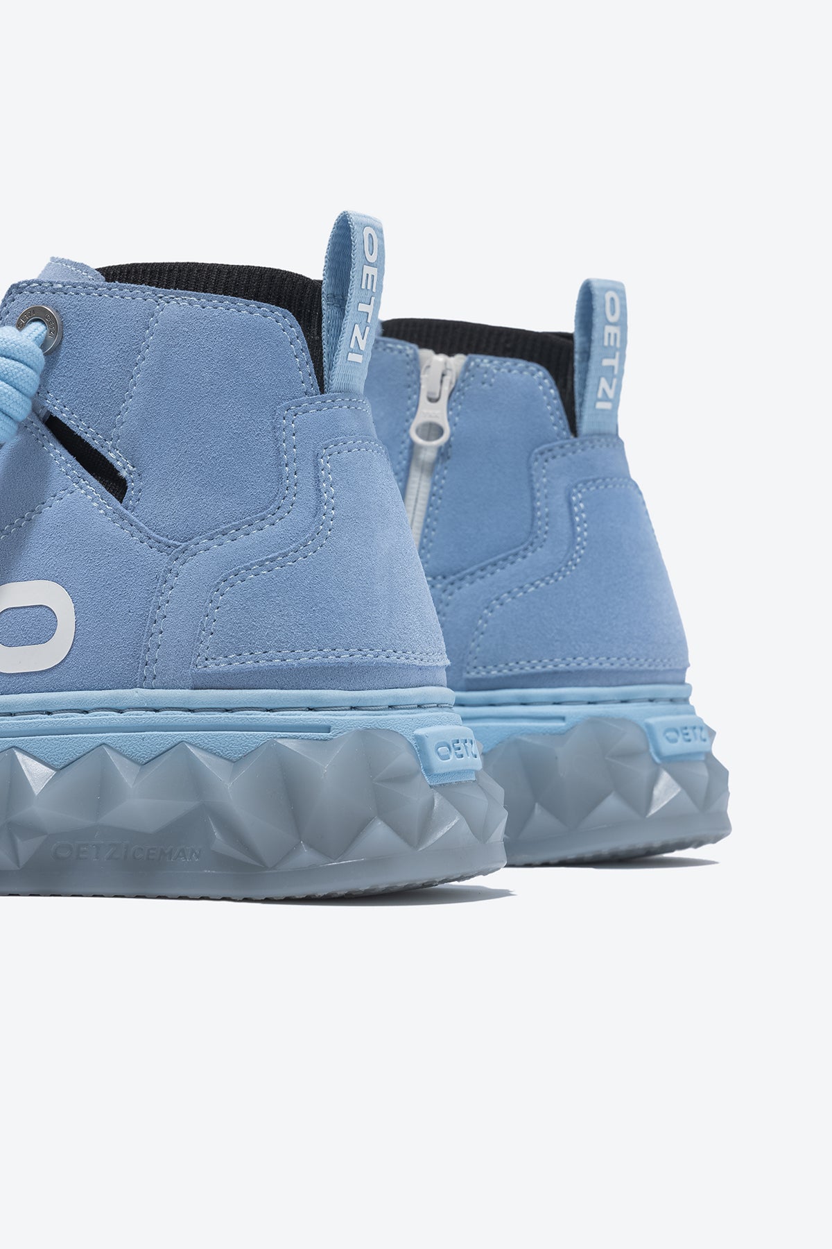 MIXCE Unisex High Top Sneakers | Cool Shoes | Blue Shoes - Oetziceman
