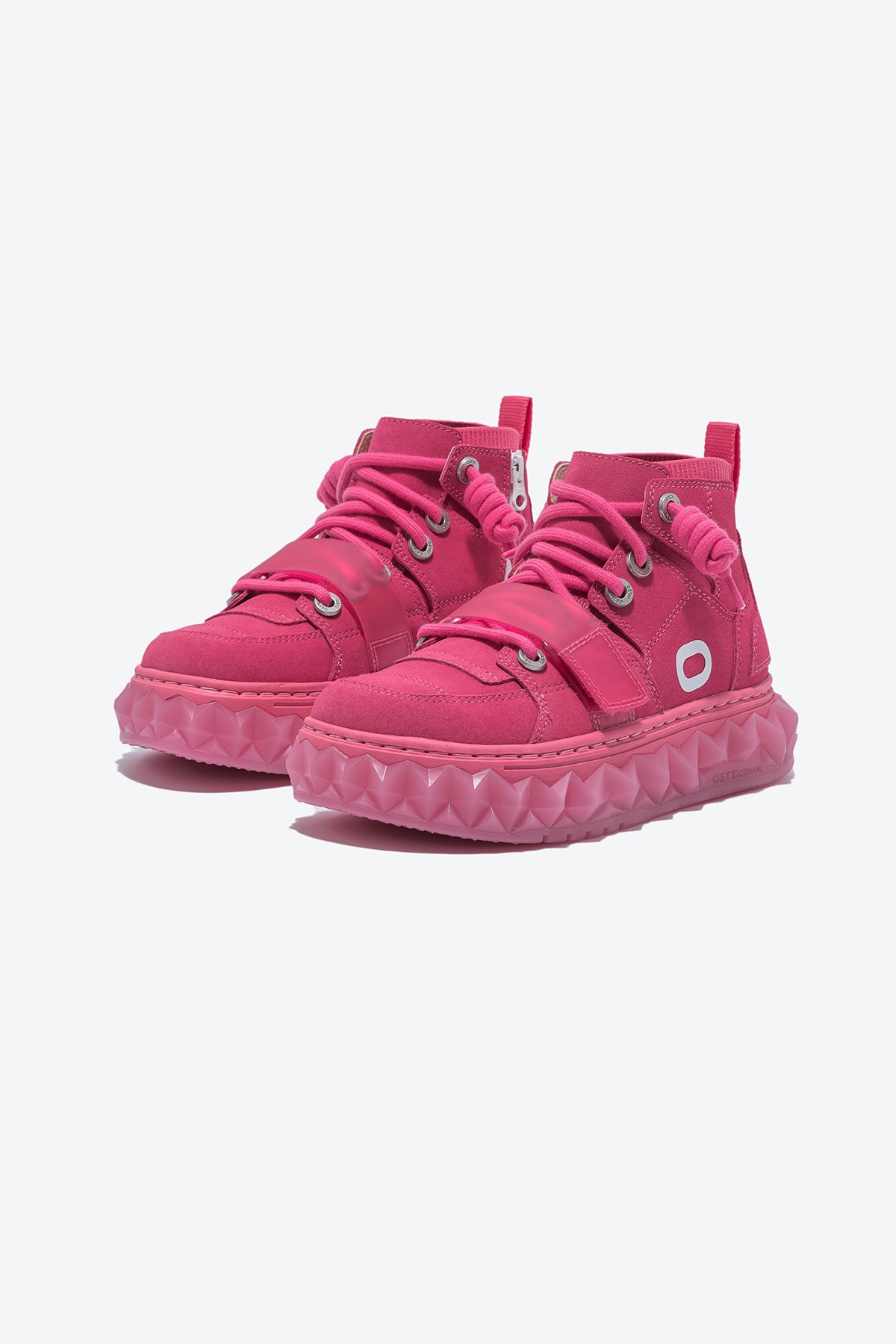 MIXCE Unisex High Top Sneakers | Cool Shoes | Rose Red Shoes - Oetziceman