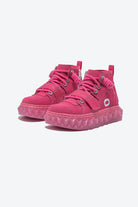 MIXCE Unisex High Top Sneakers | Cool Shoes | Rose Red Shoes - Oetziceman