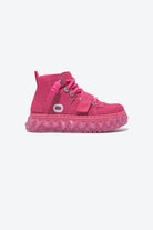MIXCE Unisex High Top Sneakers | Cool Shoes | Rose Red Shoes - Oetziceman
