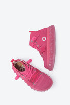 MIXCE Unisex High Top Sneakers | Cool Shoes | Rose Red Shoes - Oetziceman