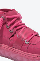 MIXCE Unisex High Top Sneakers | Cool Shoes | Rose Red Shoes - Oetziceman