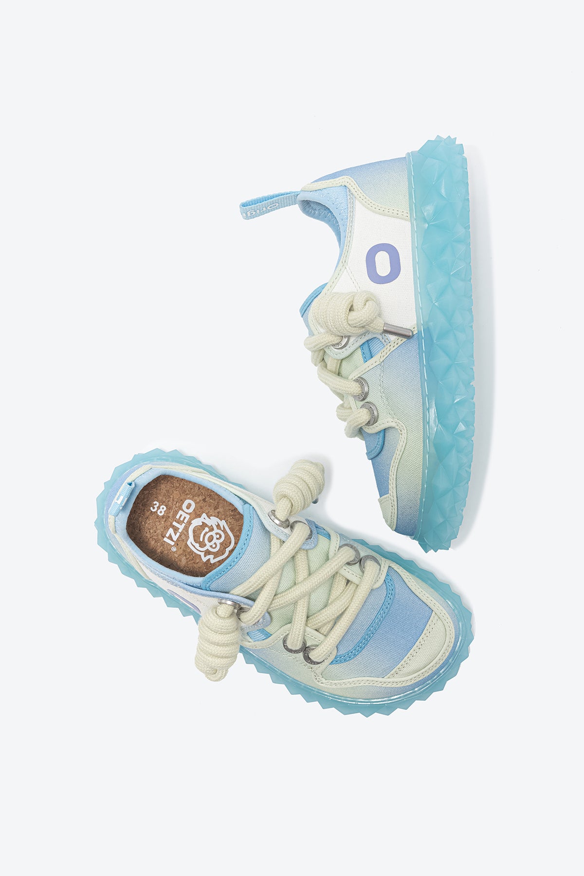 OETZIeroICE Unisex Sneakers | Designer Sneakers | Fashion Footwear Blue6