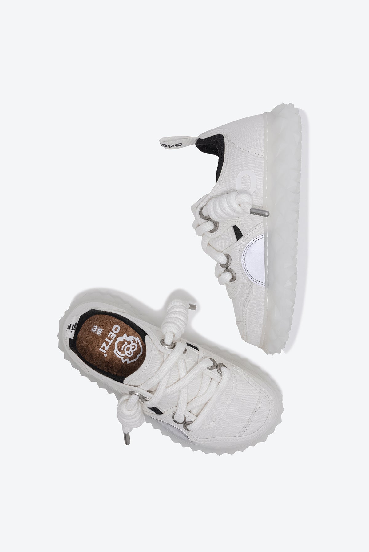 OETZIeroICE Unisex Sneakers | Designer Sneakers | Fashion Footwear White7