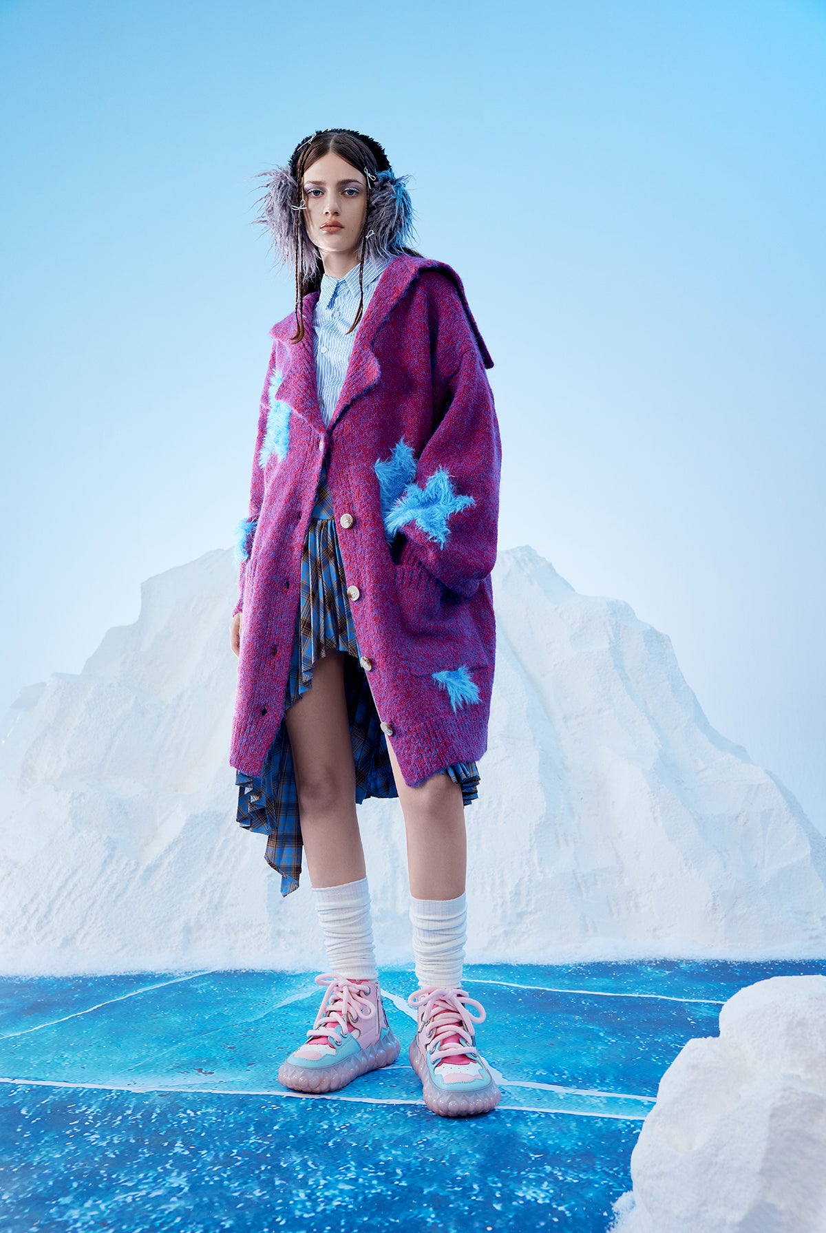 lce Melt Unisex High Top Sneakers | Fashion Footwear - Oetziceman