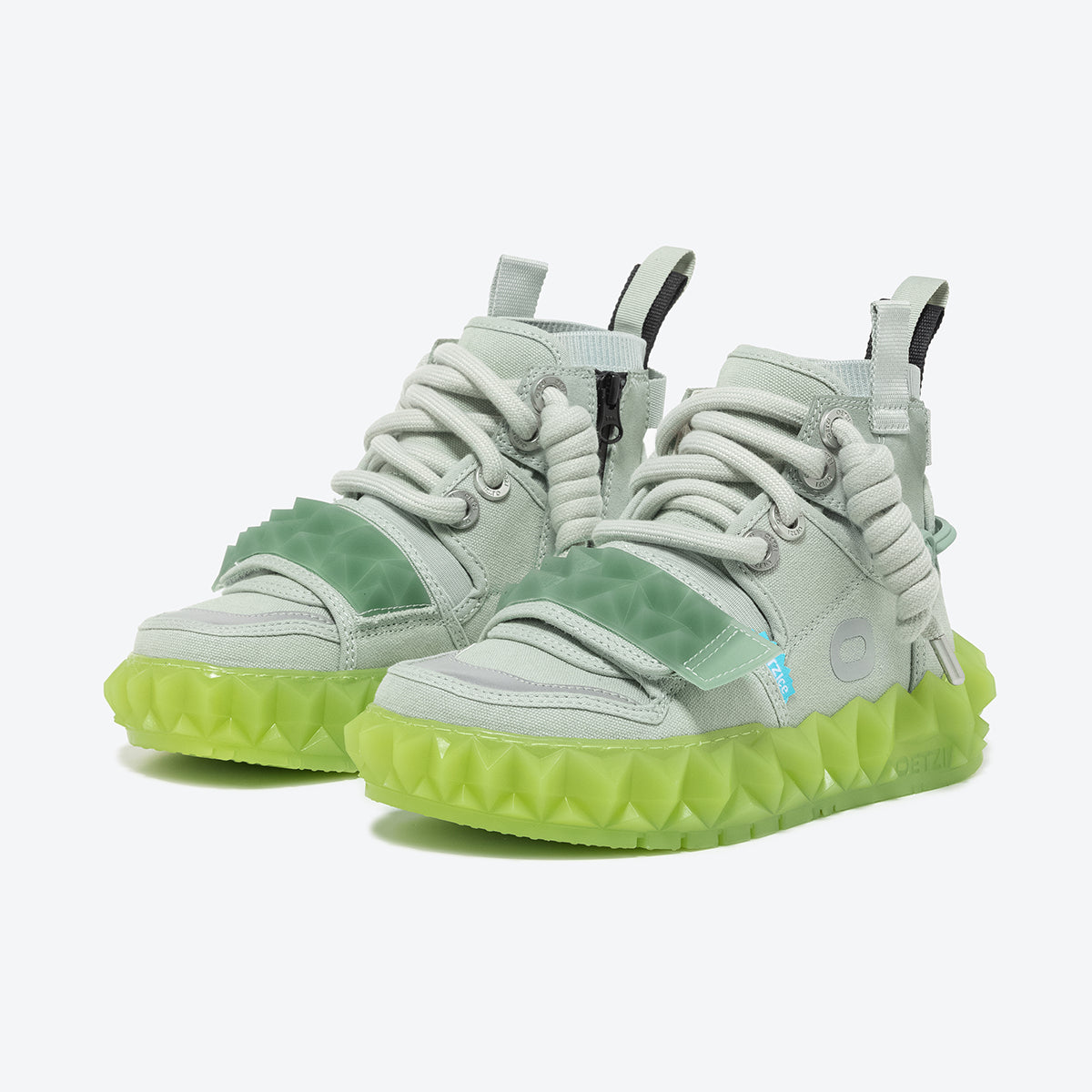 OETZIeroICE Unisex High Top Sneakers | Fashion Footwear - Oetziceman1