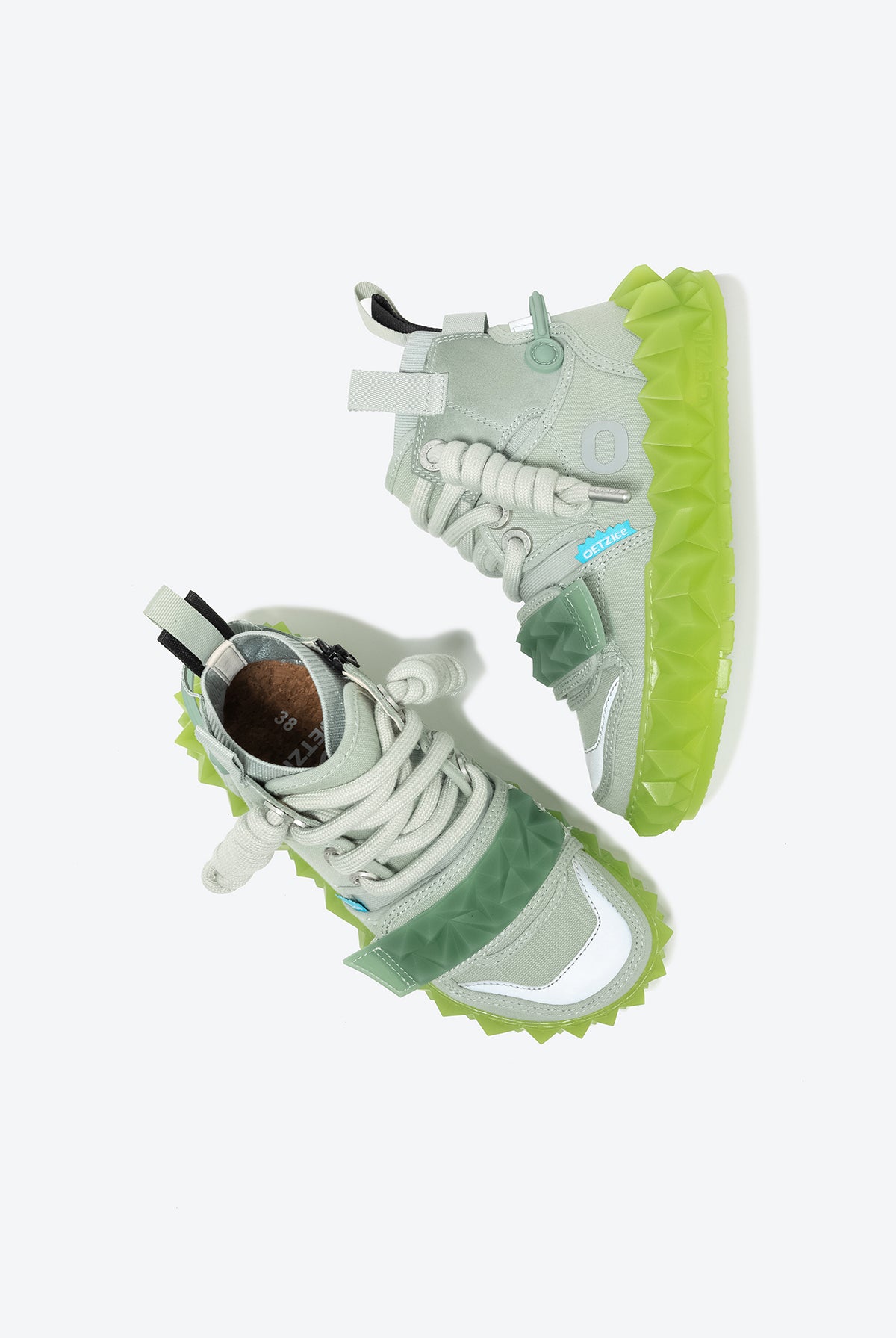 OETZIeroICE Unisex High Top Sneakers | Fashion Footwear - Oetziceman6