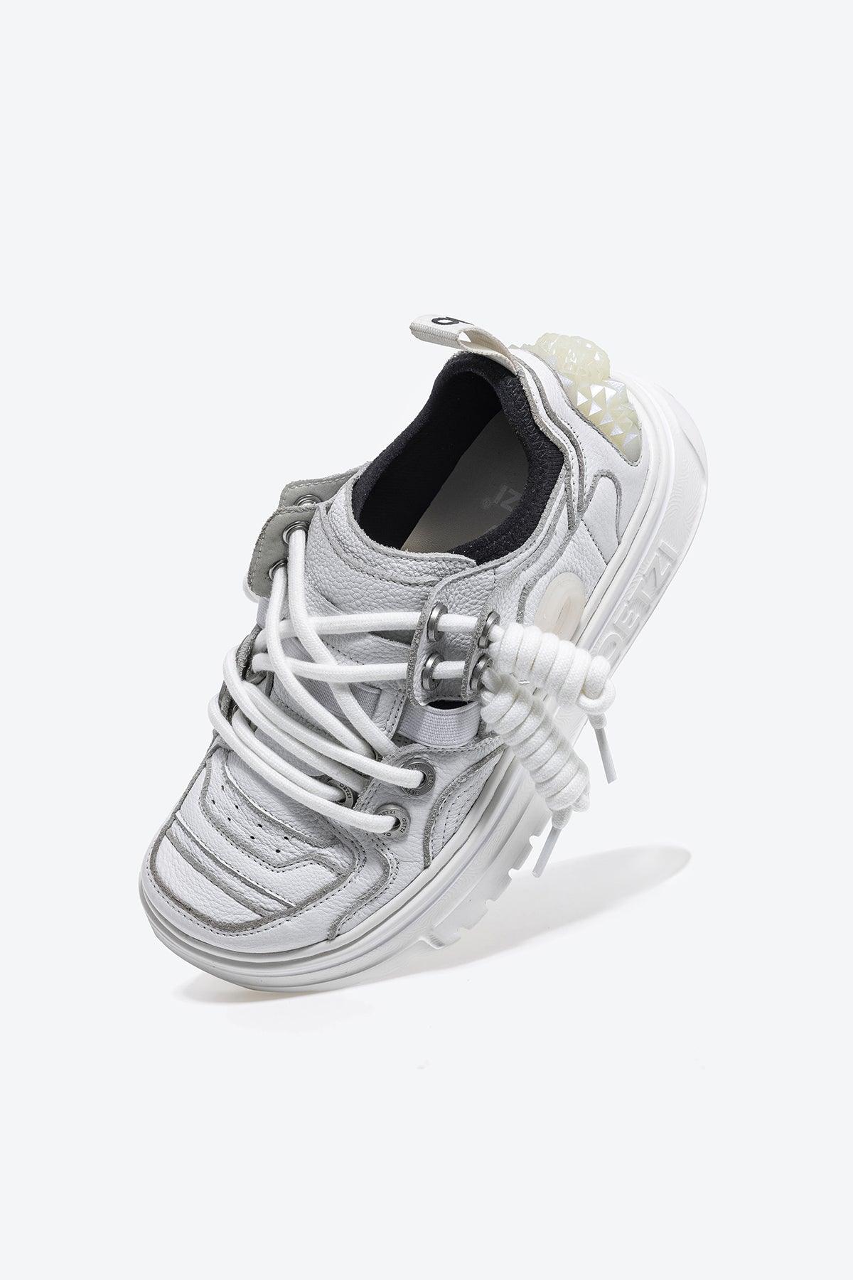 OETZIight Unisex Cowhide Sneakers For Women And Men - Oetziceman