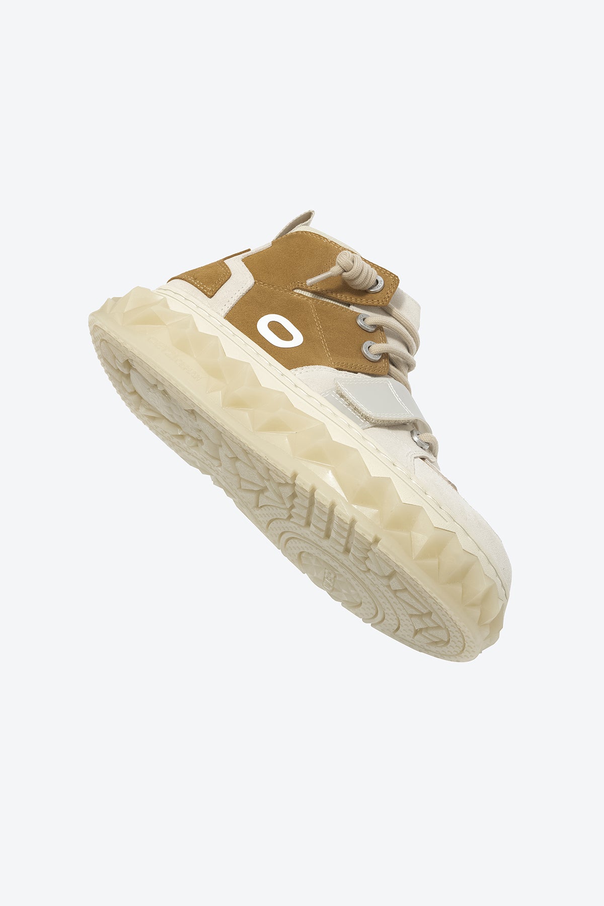 MIXCE Unisex High Top Sneakers | Cool Shoes | Brown Shoes - Oetziceman 