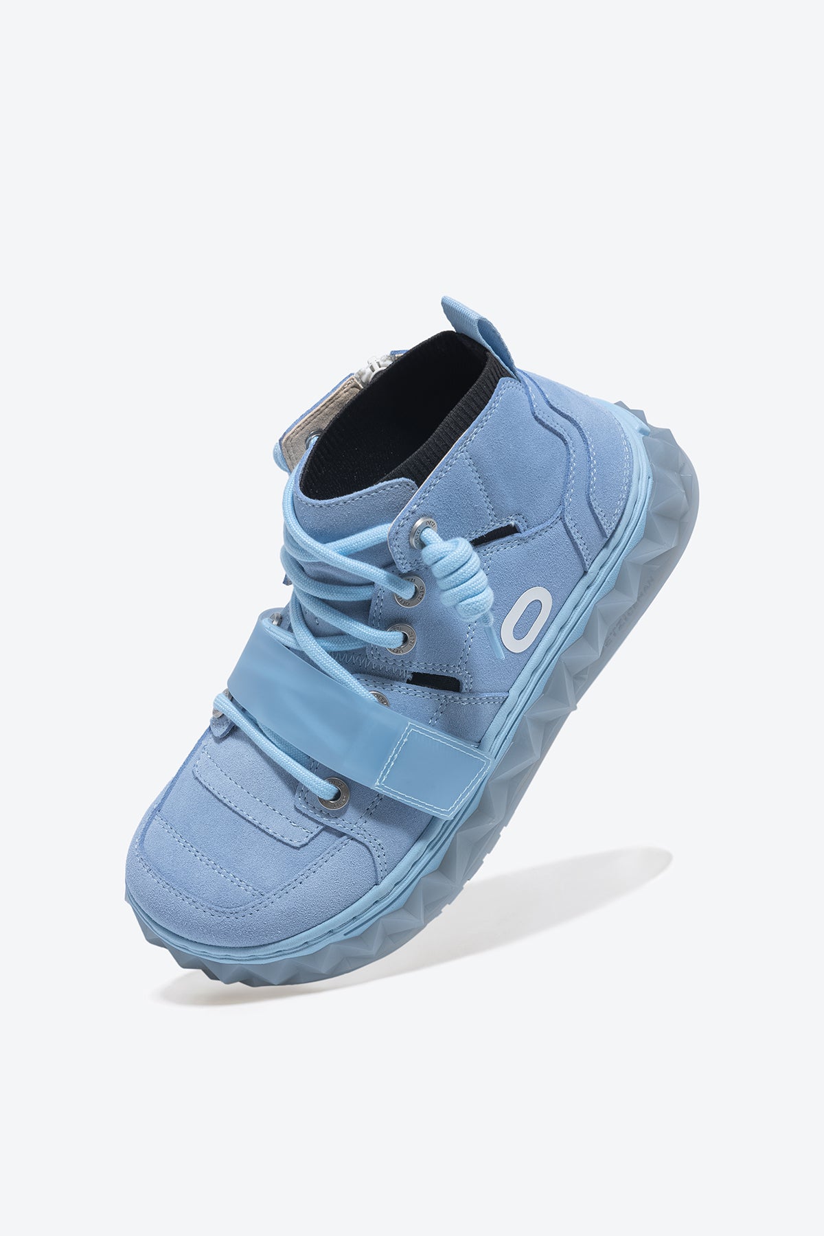 MIXCE Unisex High Top Sneakers | Cool Shoes | Blue Shoes - Oetziceman 