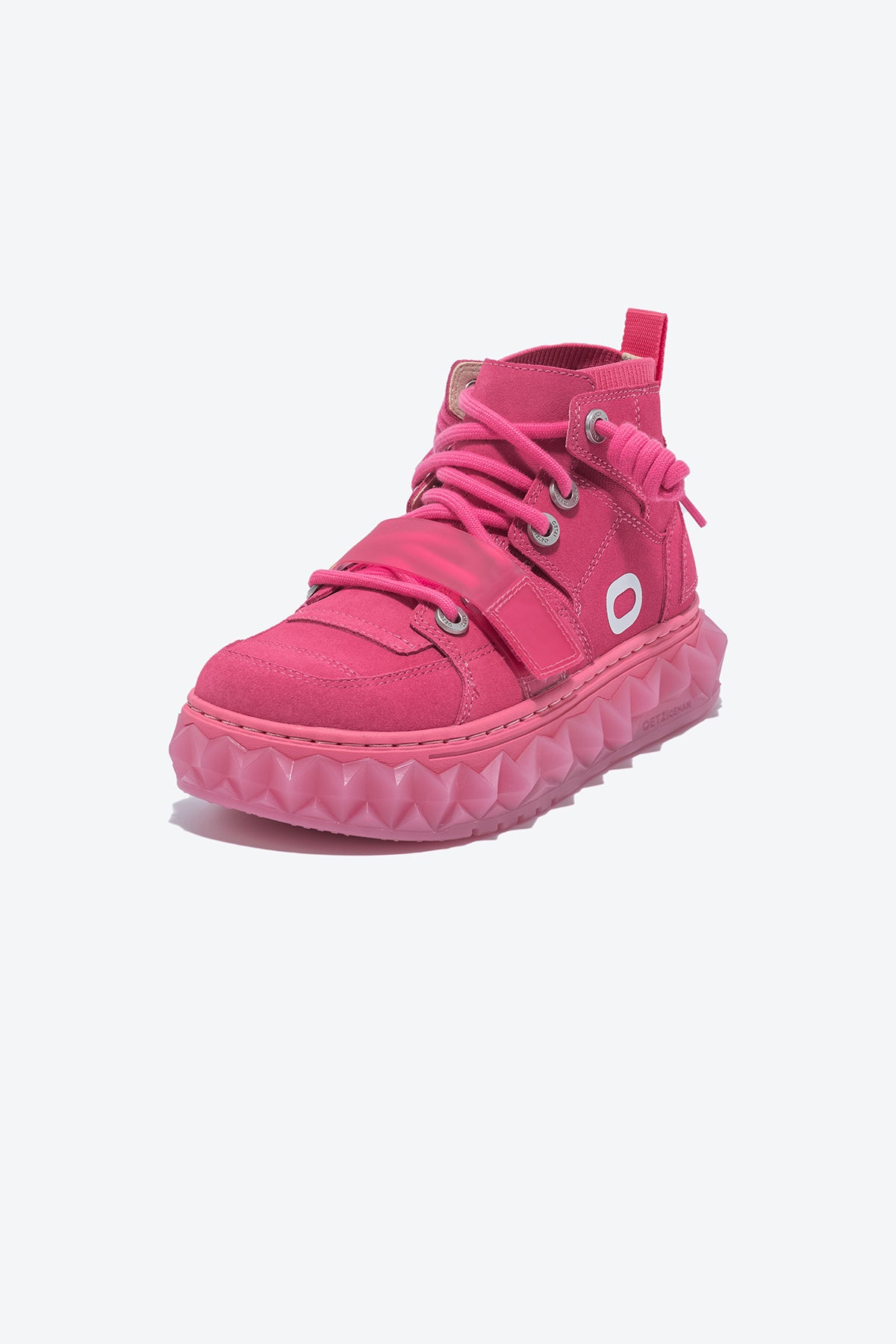 MIXCE Unisex High Top Sneakers | Cool Shoes | Rose Red Shoes - Oetziceman 