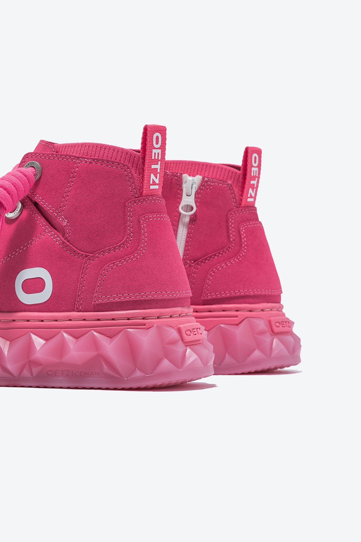 MIXCE Unisex High Top Sneakers | Cool Shoes | Rose Red Shoes - Oetziceman 