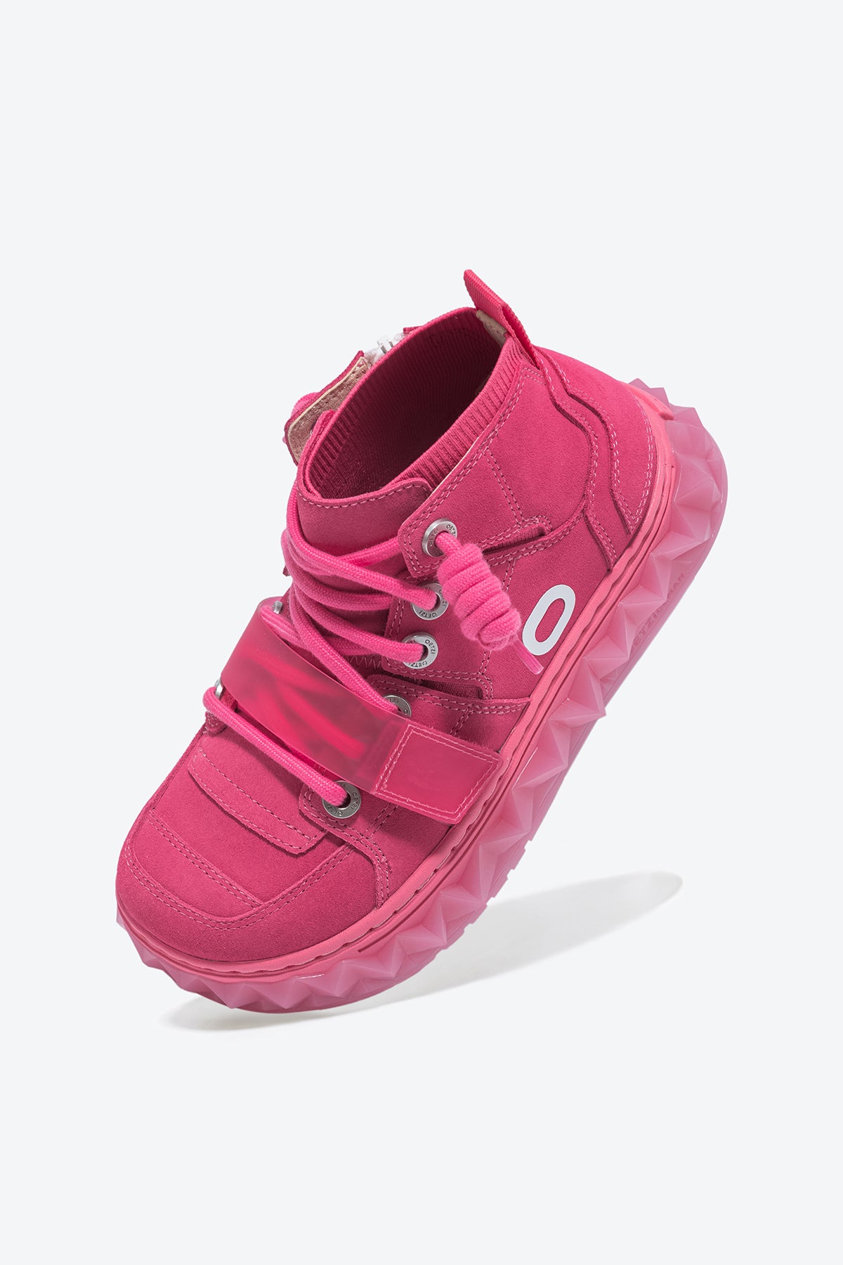 MIXCE Unisex High Top Sneakers | Cool Shoes | Rose Red Shoes - Oetziceman 