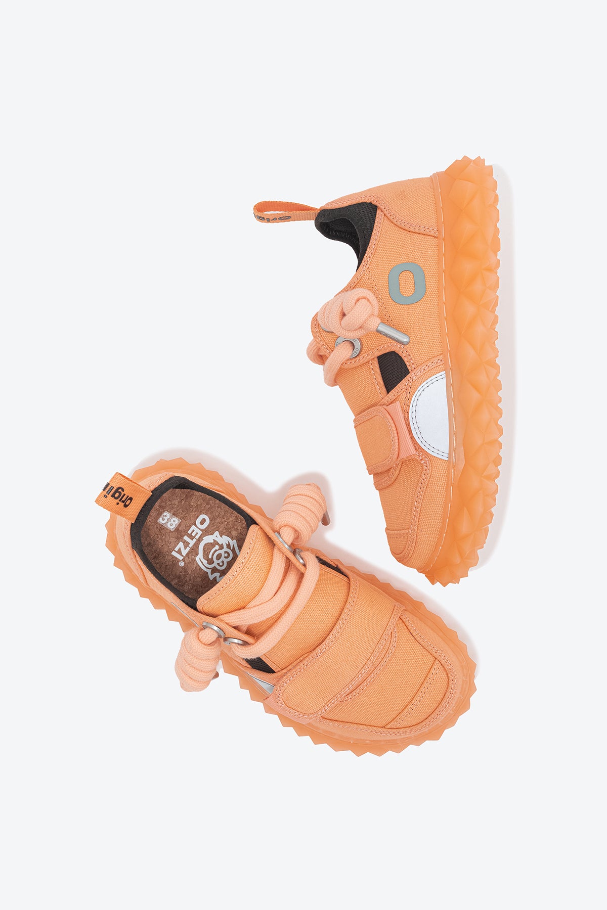 OETZIeroICE Unisex Sneakers | Designer Sneakers | Fashion Footwear orange6