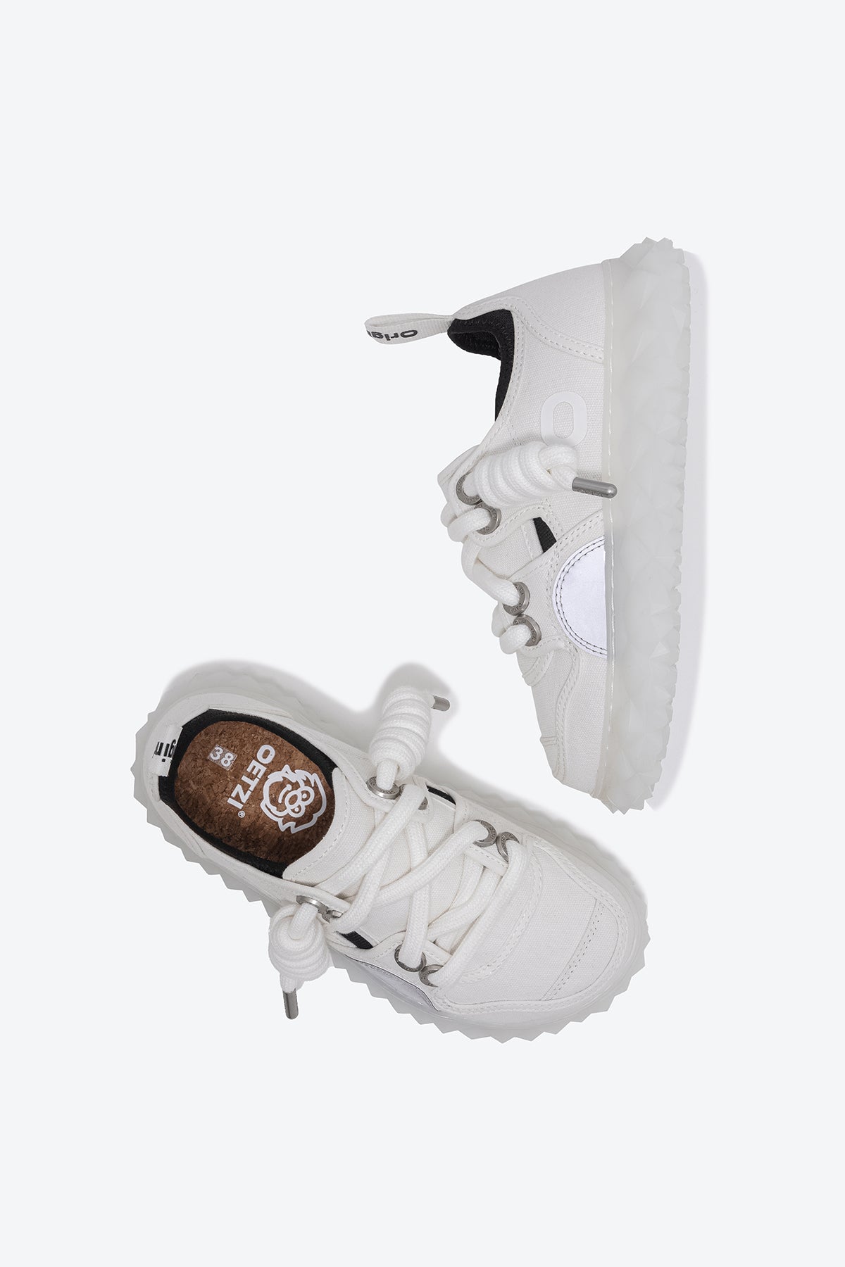 OETZIeroICE Unisex Sneakers | Designer Sneakers | Fashion Footwear White7